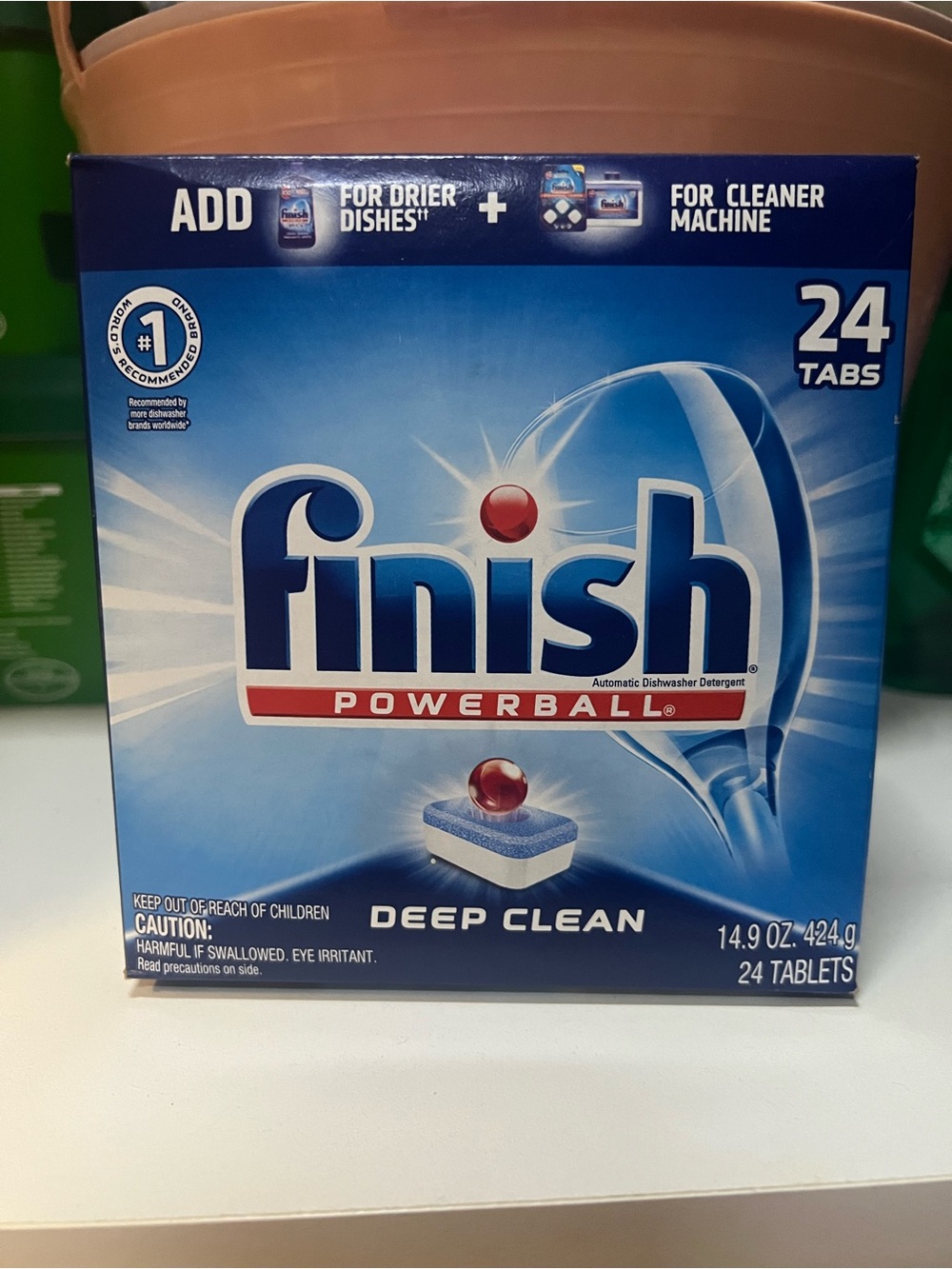 FINISH dishwasher detergent 24 tabs
